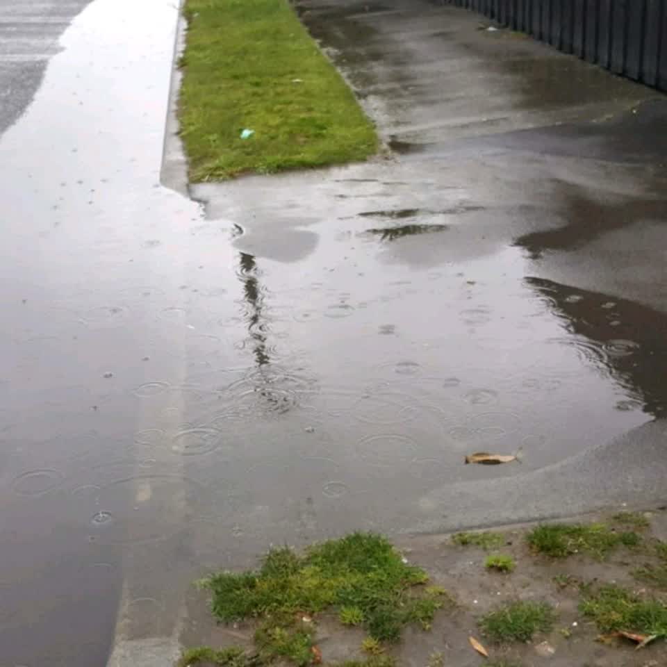 The photograph attached to this wastewater/stormwater report