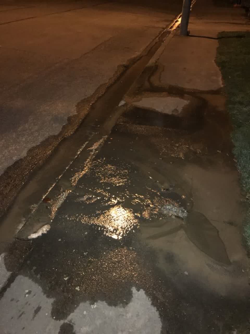 The photograph attached to this water supply report