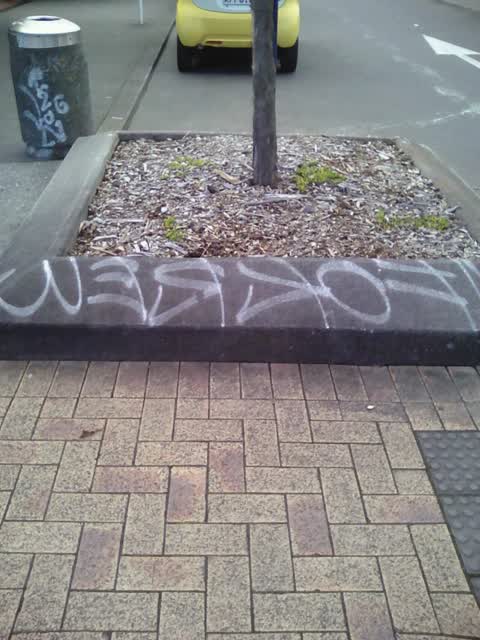 Graffiti, a report photo