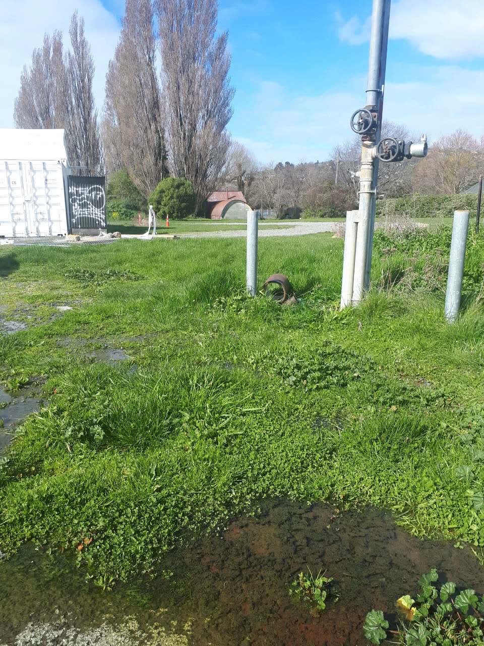 The photograph attached to this water supply report