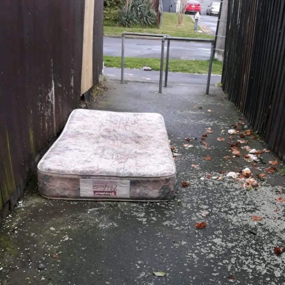 The photograph attached to this rubbish/recycling report