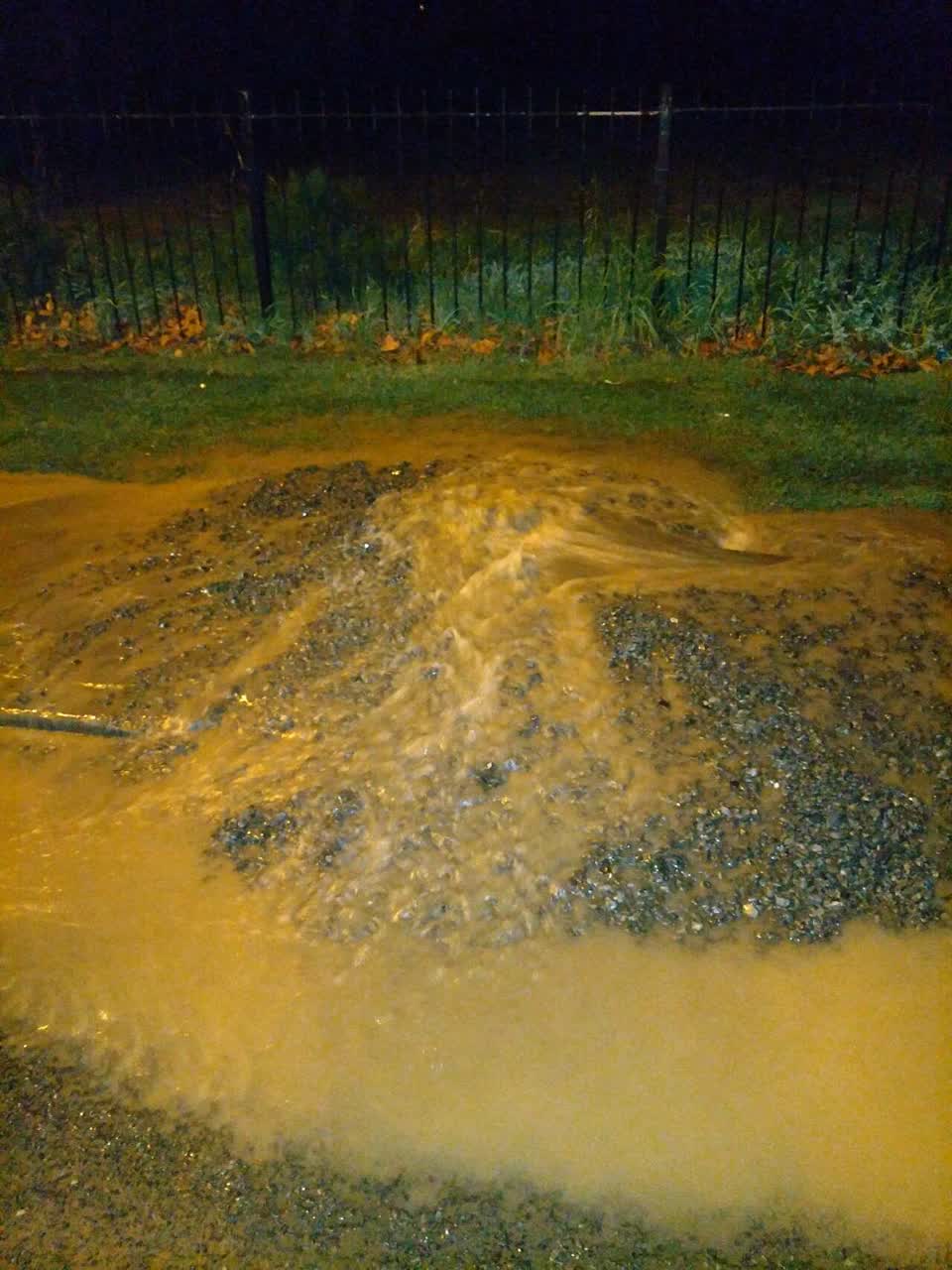 The photograph attached to this water supply report