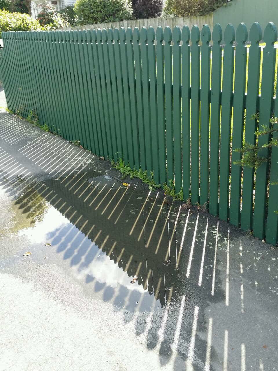 The photograph attached to this water supply report