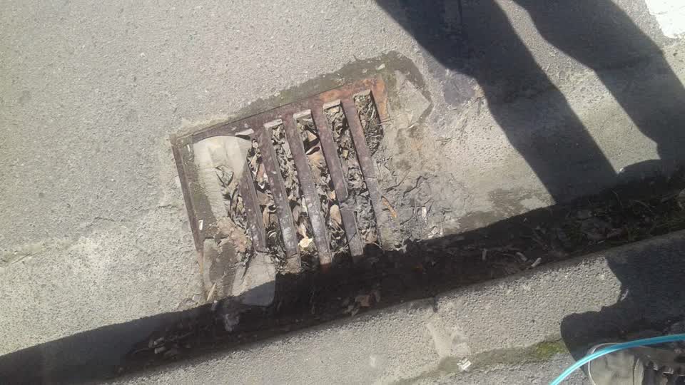 The photograph attached to this wastewater/stormwater report