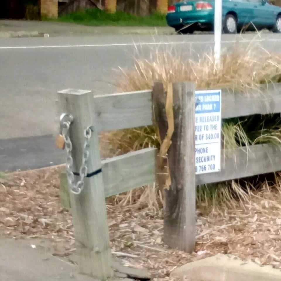 The photograph attached to this parks report