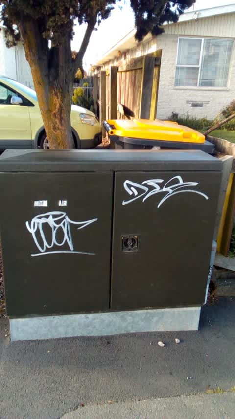 Graffiti, a report photo