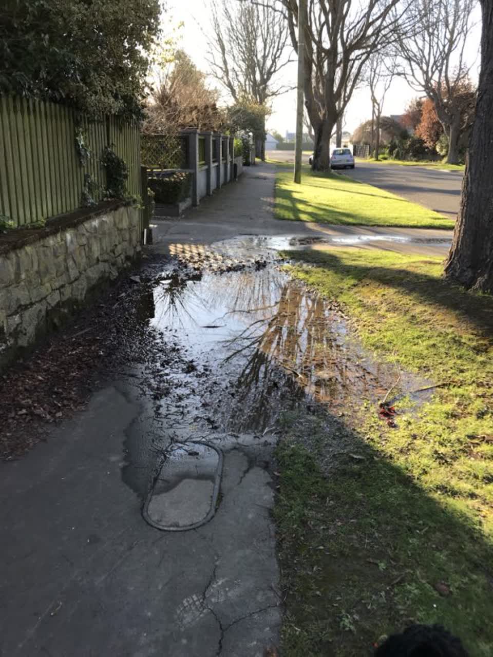The photograph attached to this water supply report