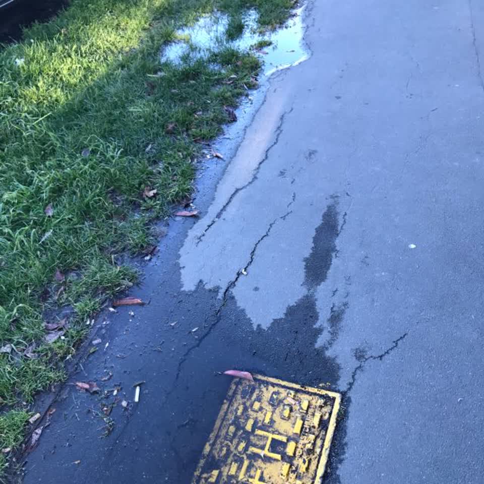 The photograph attached to this water supply report