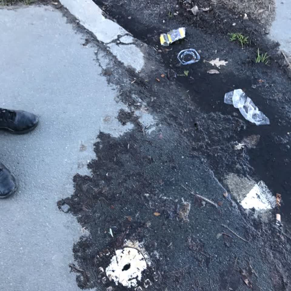 The photograph attached to this water supply report