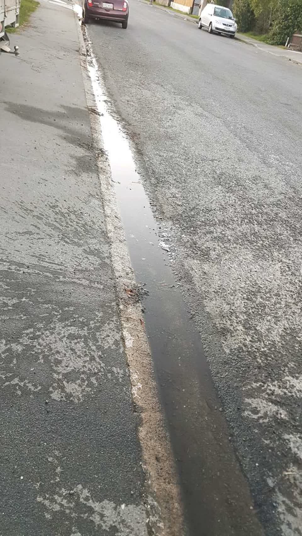 The photograph attached to this wastewater/stormwater report