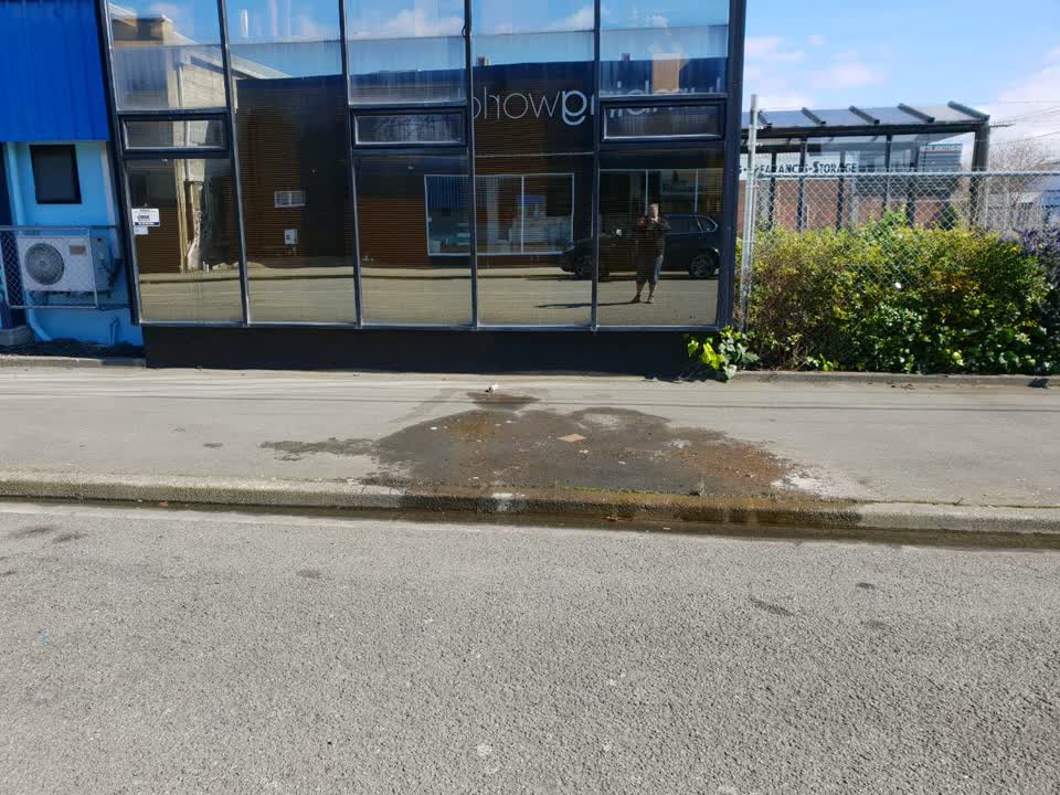 The photograph attached to this wastewater/stormwater report
