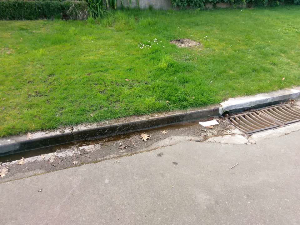 The photograph attached to this wastewater/stormwater report