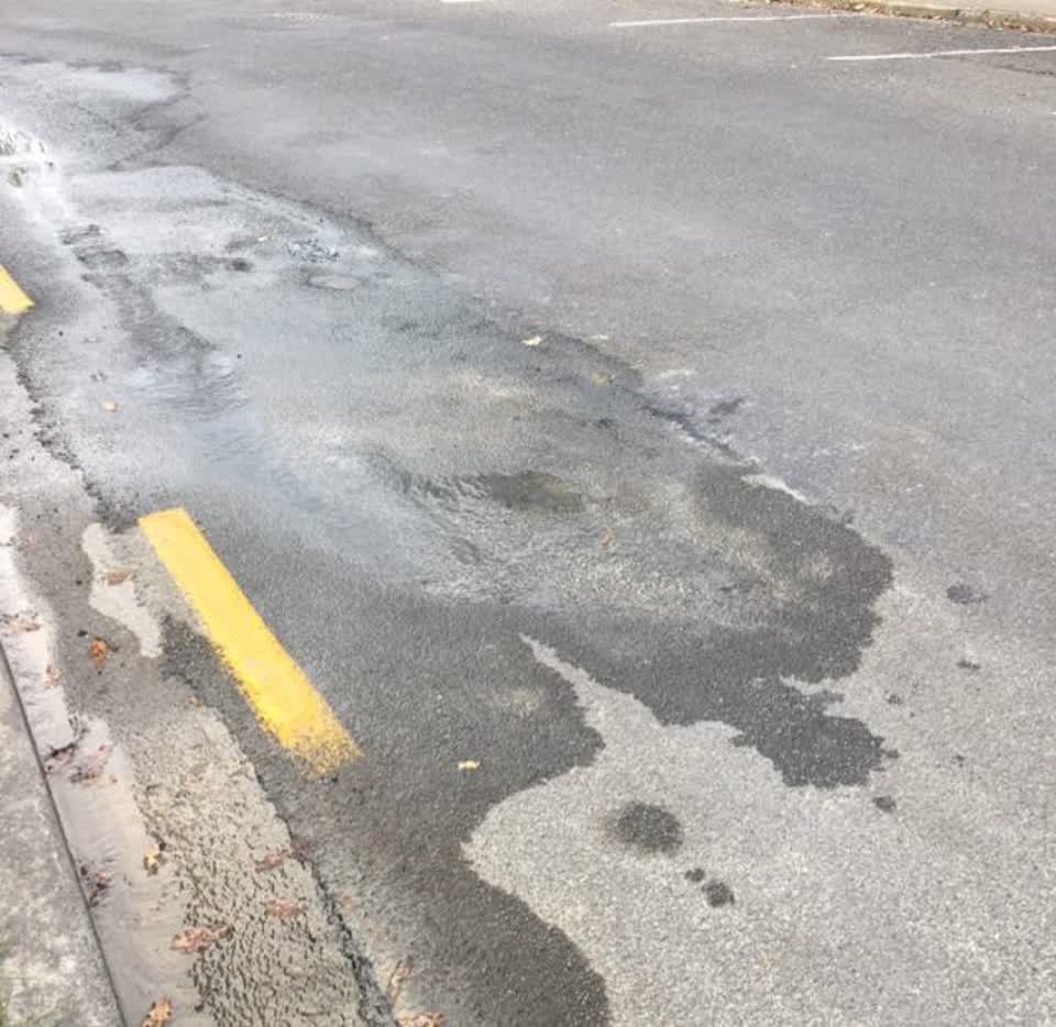 The photograph attached to this water supply report