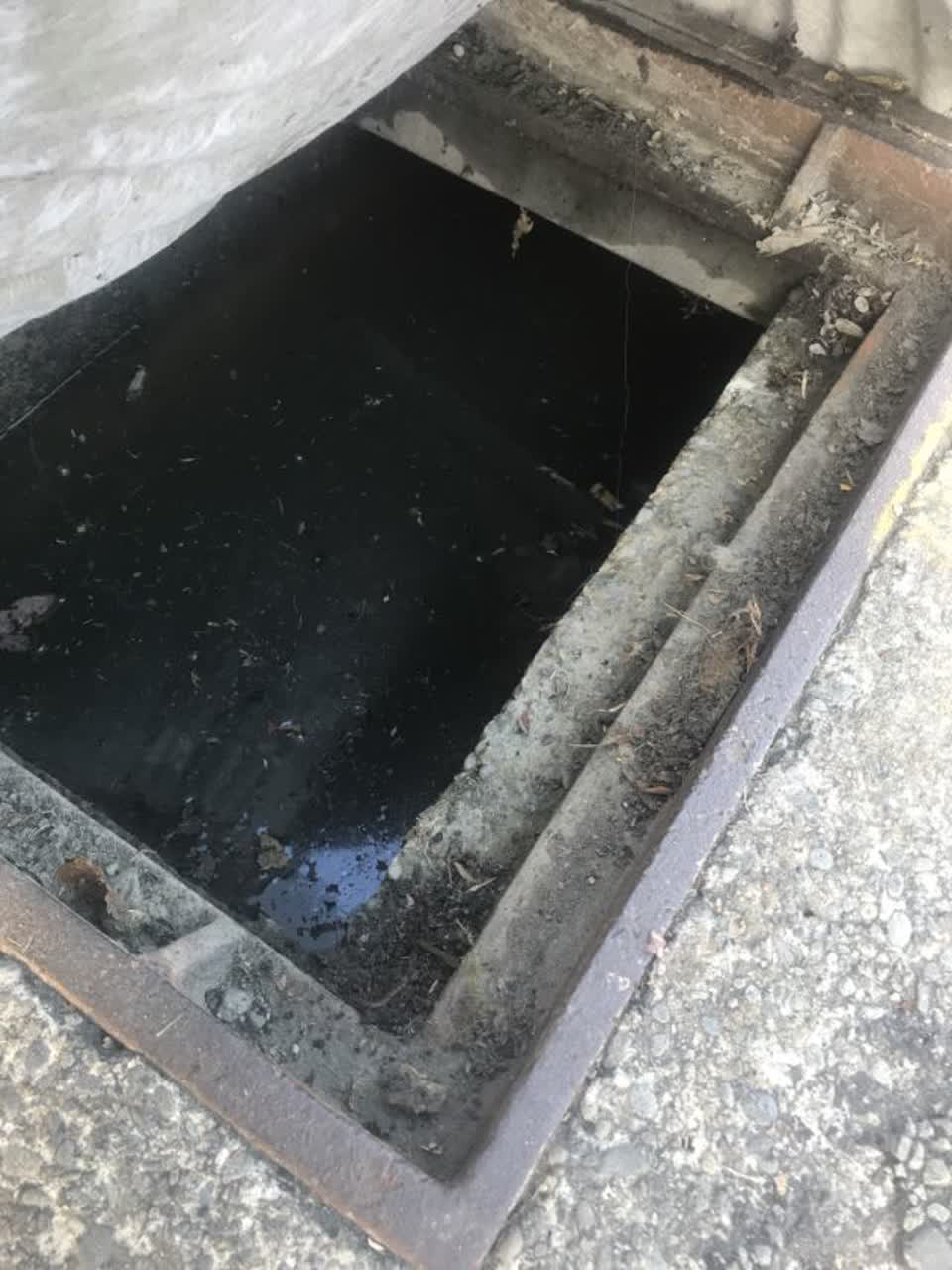 The photograph attached to this wastewater/stormwater report