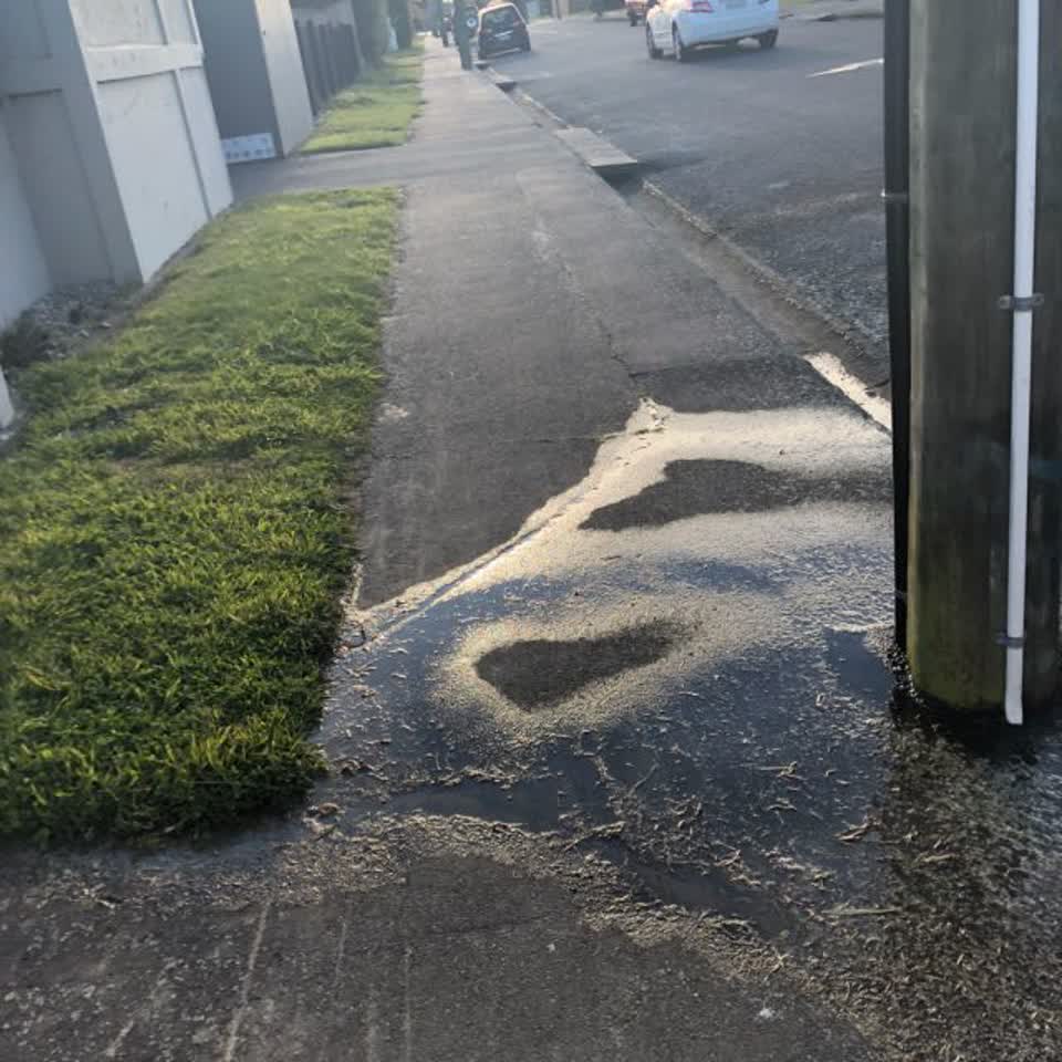 The photograph attached to this water supply report