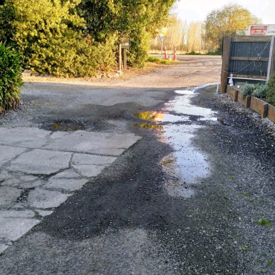 The photograph attached to this water supply report