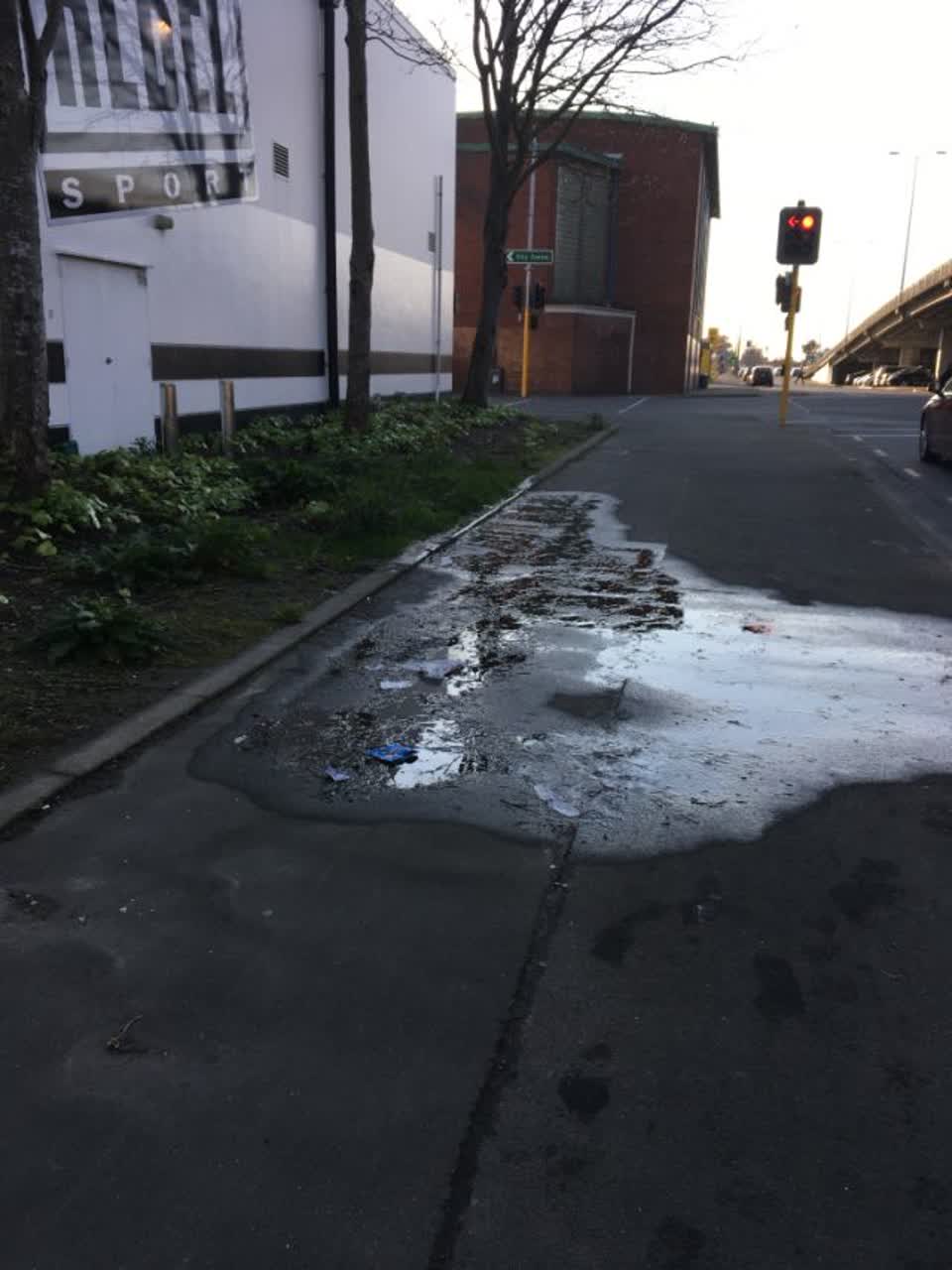 The photograph attached to this water supply report