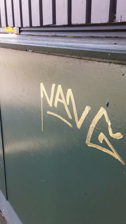 Graffiti, a report photo