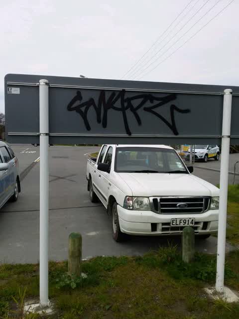 Graffiti, a report photo