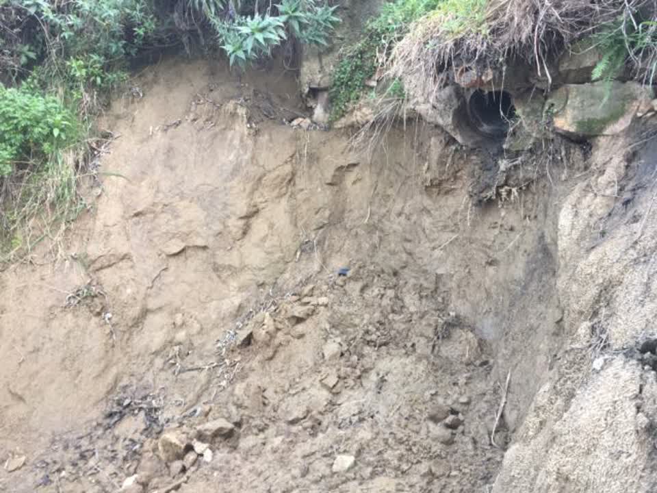 The photograph attached to this wastewater/stormwater report