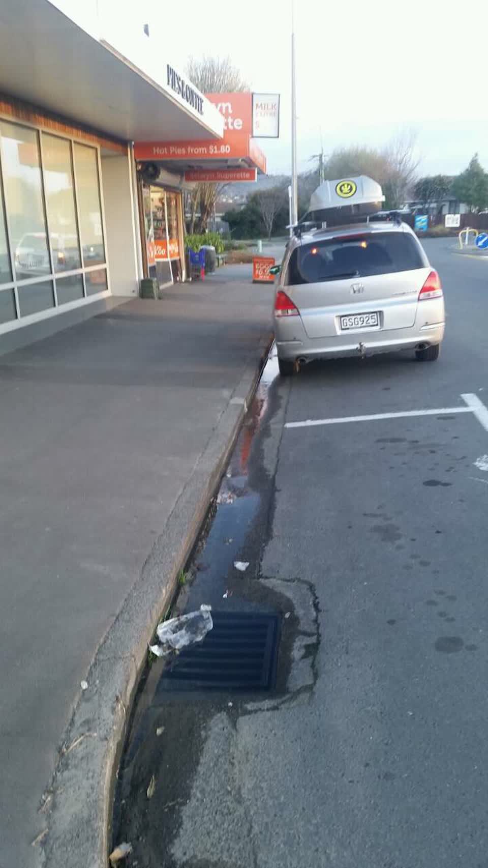 The photograph attached to this wastewater/stormwater report