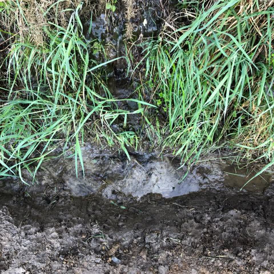 The photograph attached to this wastewater/stormwater report