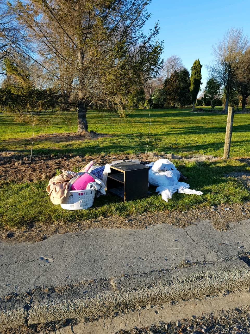 The photograph attached to this rubbish/recycling report