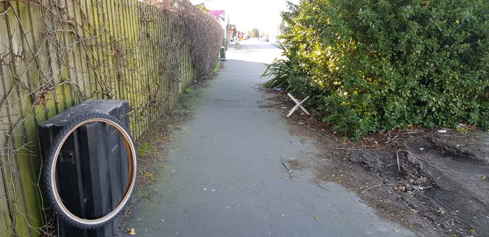 The photograph attached to this rubbish/recycling report