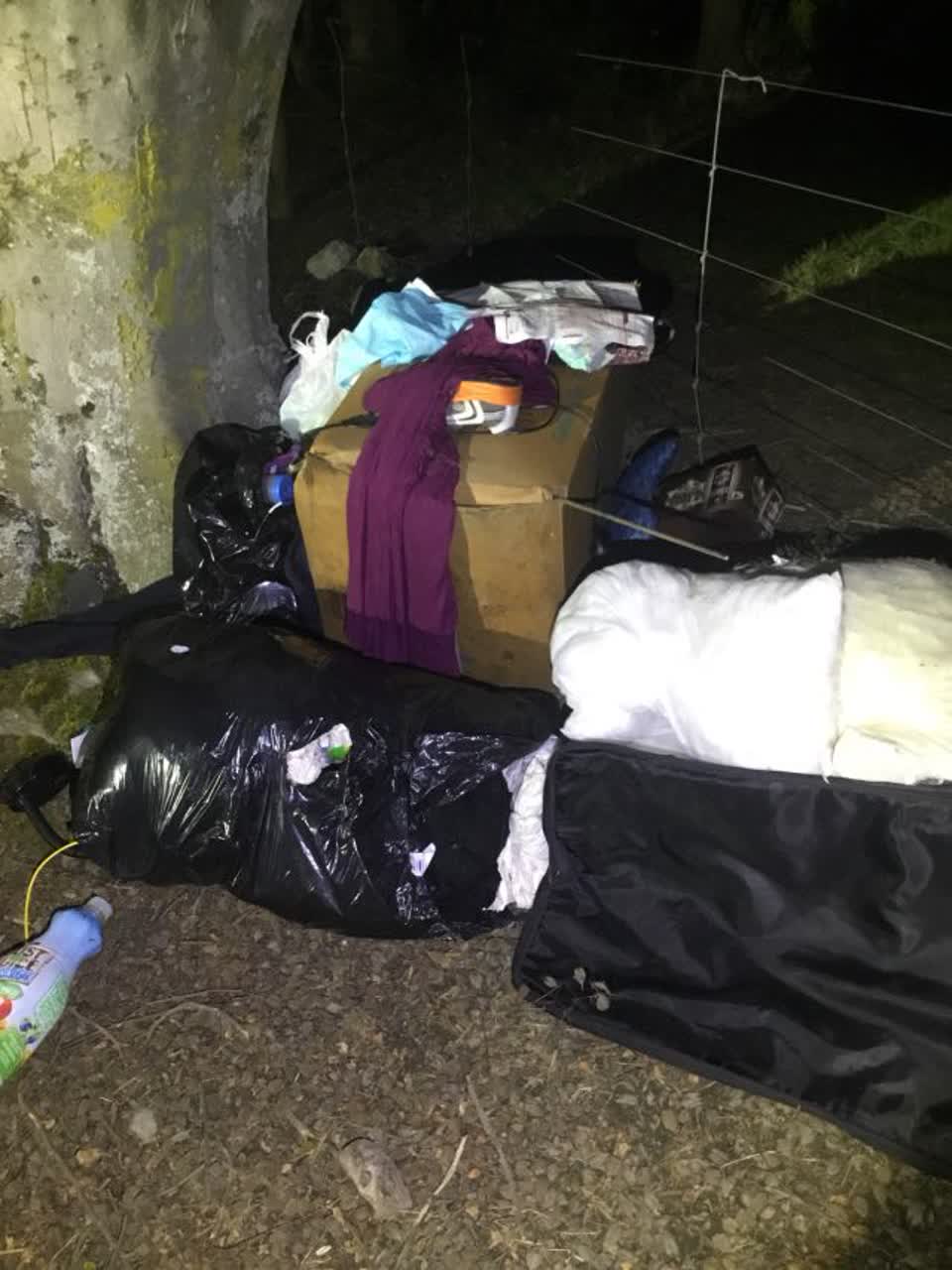 The photograph attached to this rubbish/recycling report