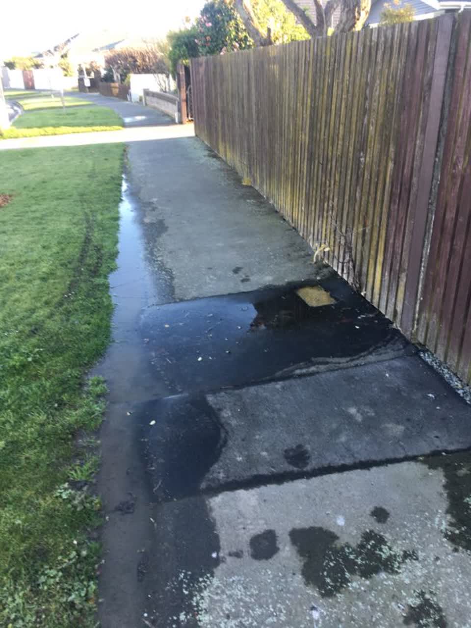 The photograph attached to this water supply report