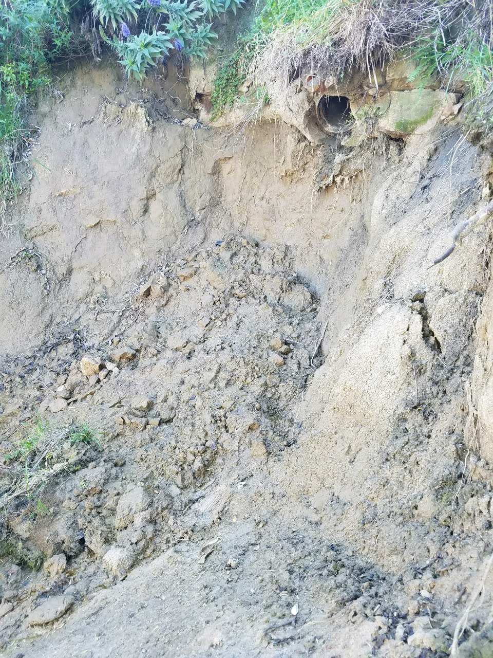 The photograph attached to this wastewater/stormwater report