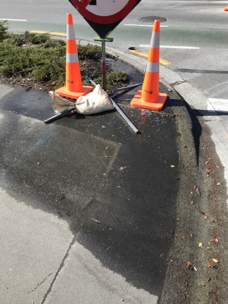 The photograph attached to this water supply report