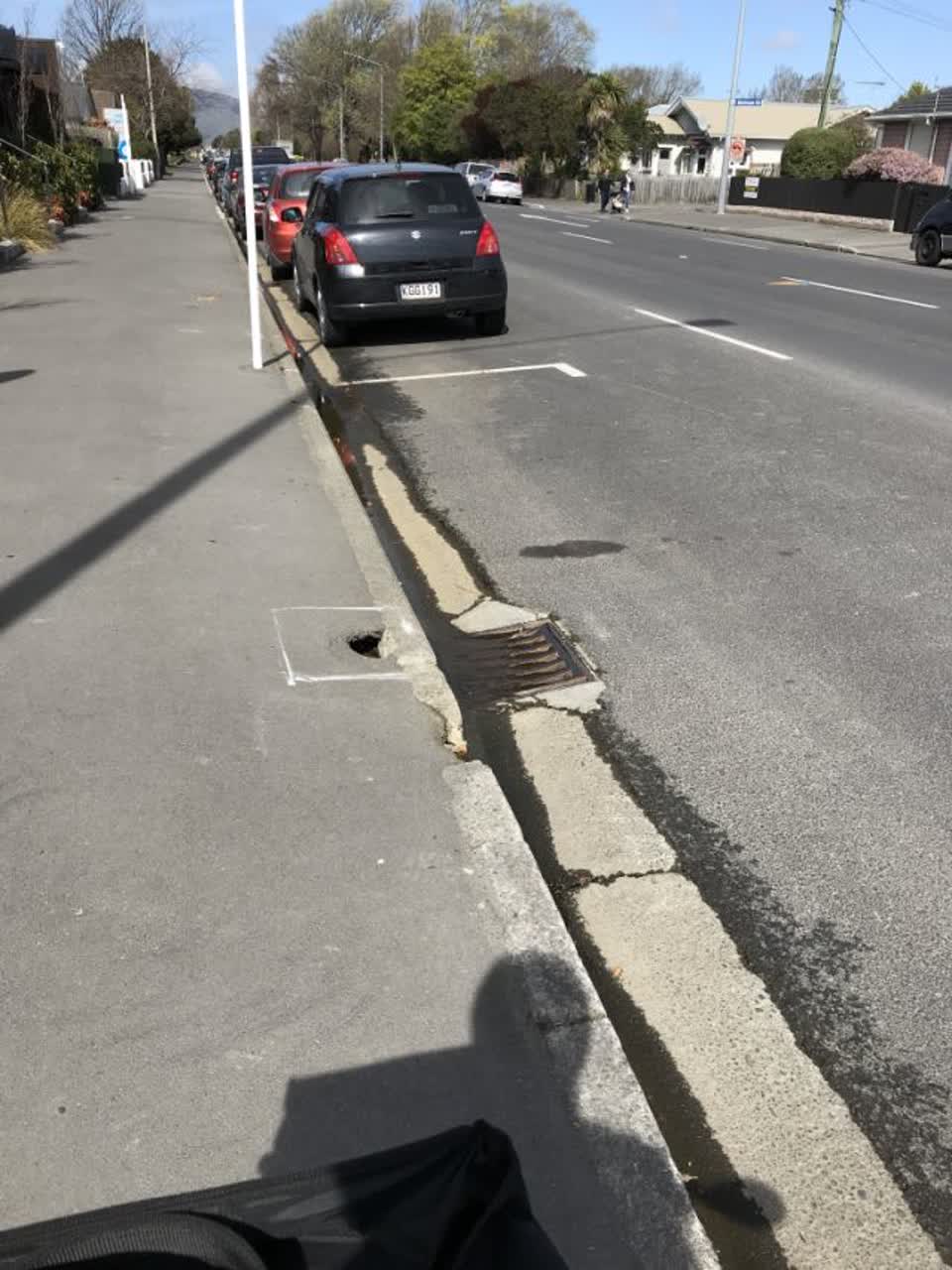 The photograph attached to this wastewater/stormwater report