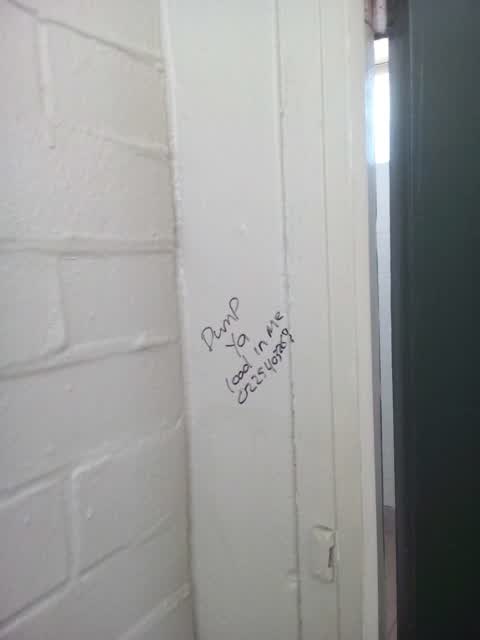 Graffiti, a report photo