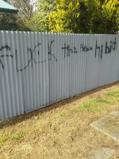 Graffiti, a report photo