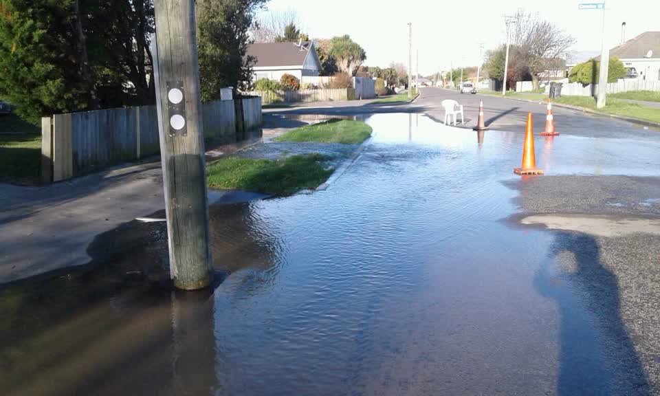 The photograph attached to this water supply report