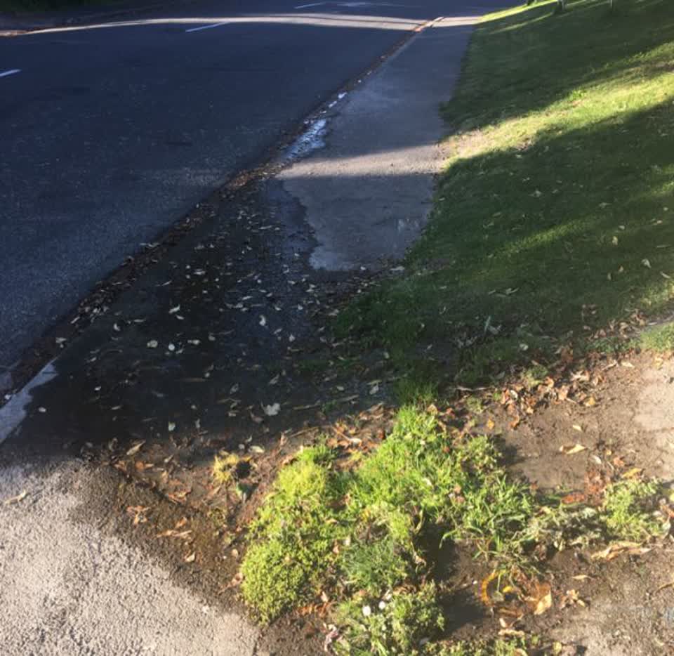 The photograph attached to this wastewater/stormwater report