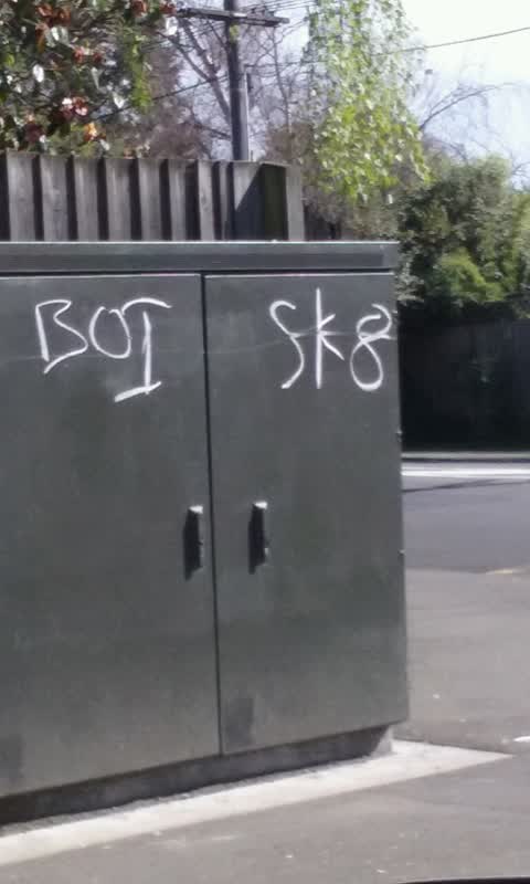 Graffiti, a report photo