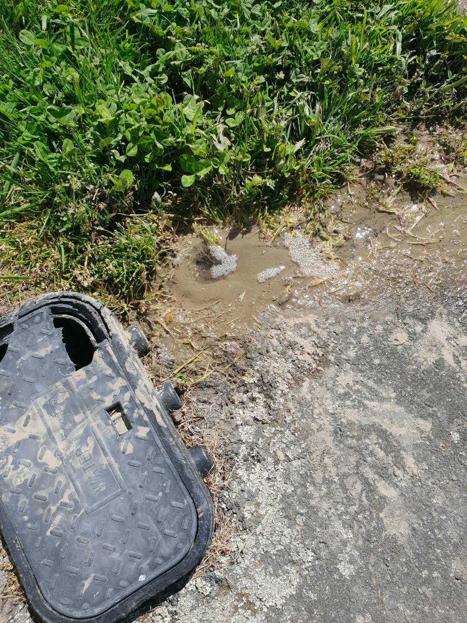 The photograph attached to this water supply report