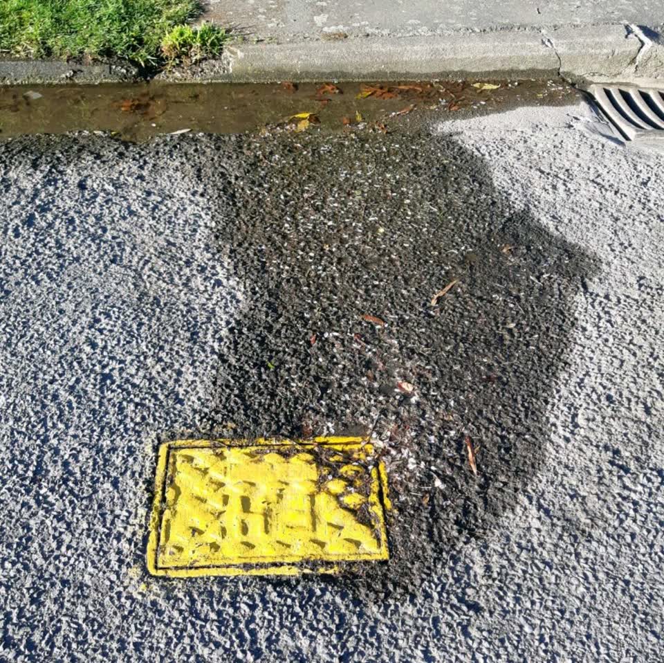 The photograph attached to this water supply report