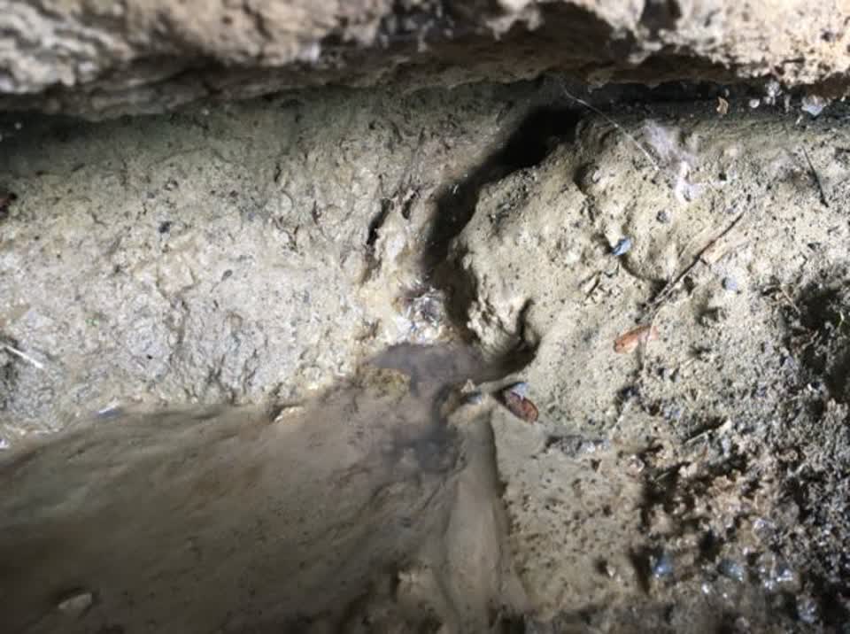 The photograph attached to this flooding report