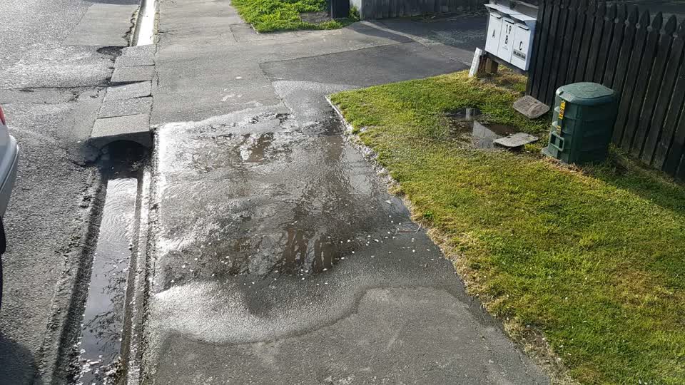 The photograph attached to this water supply report