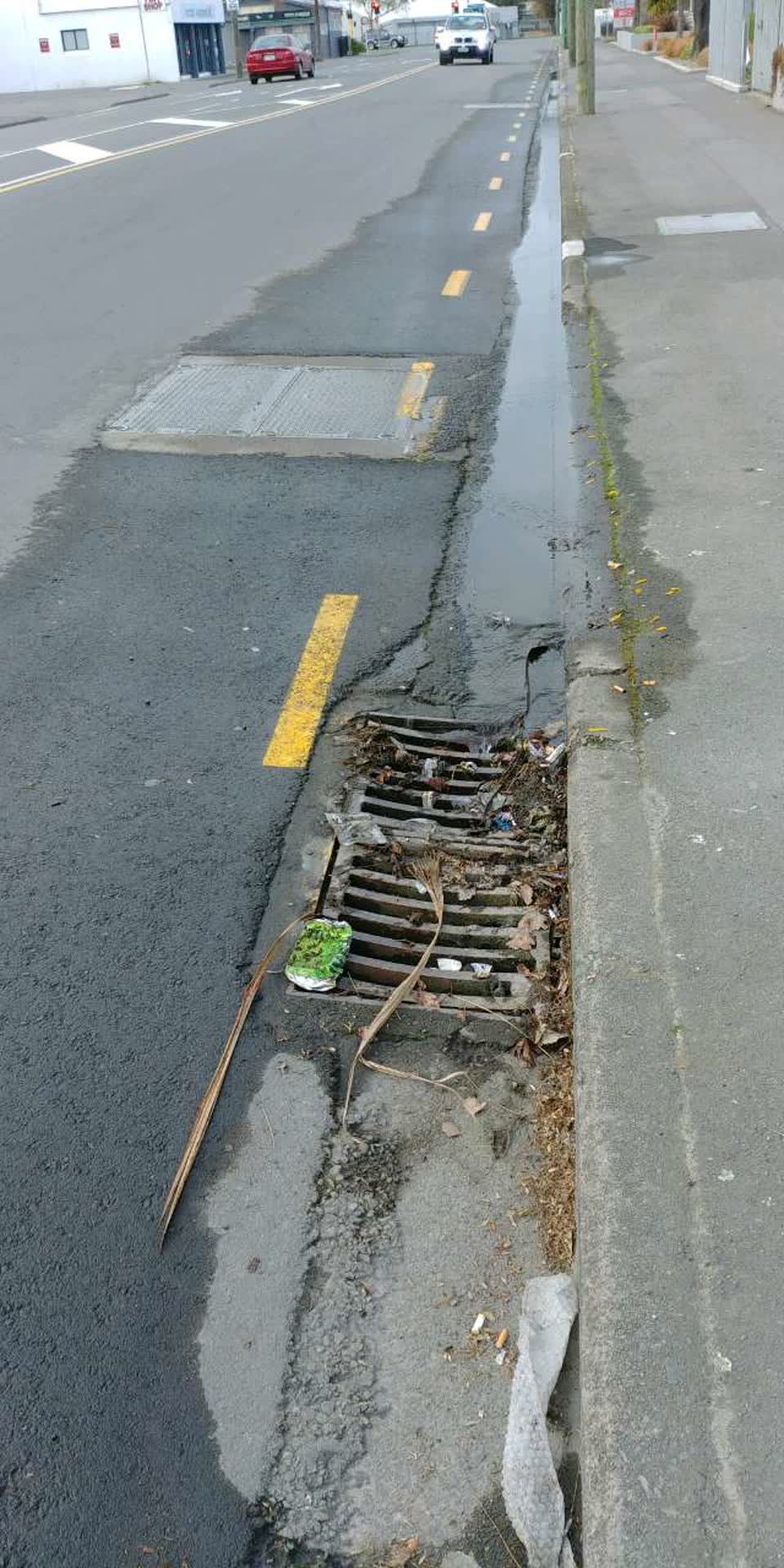 The photograph attached to this wastewater/stormwater report