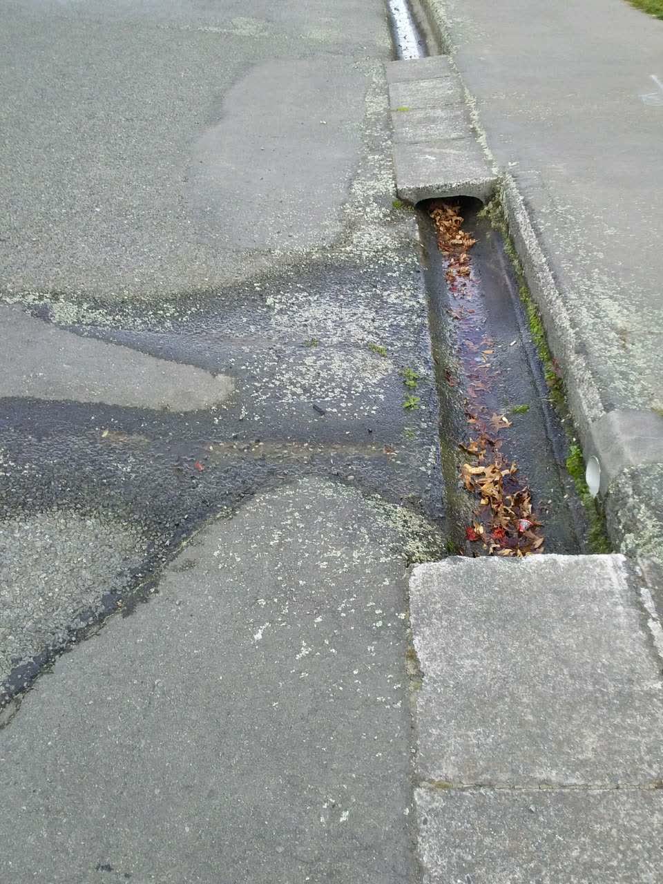 The photograph attached to this wastewater/stormwater report