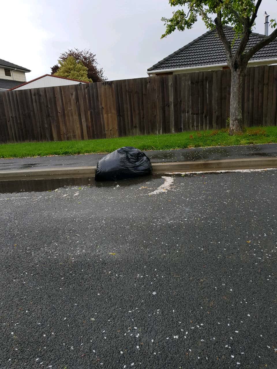 The photograph attached to this rubbish/recycling report