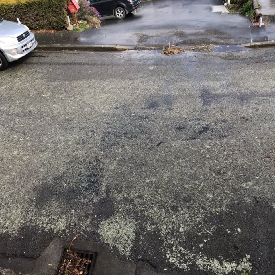The photograph attached to this flooding report