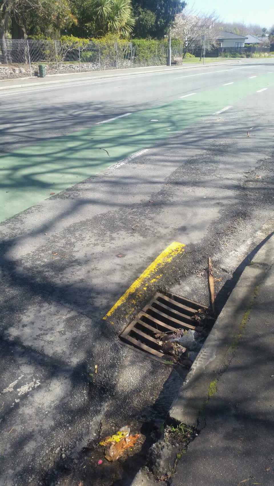 The photograph attached to this wastewater/stormwater report