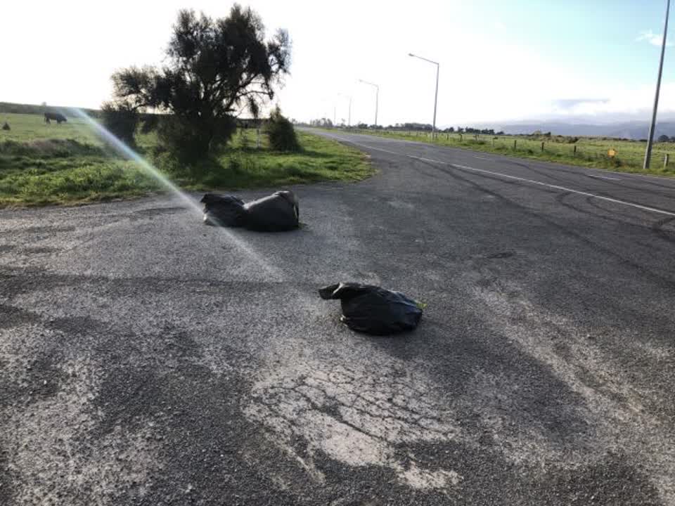 The photograph attached to this rubbish/recycling report