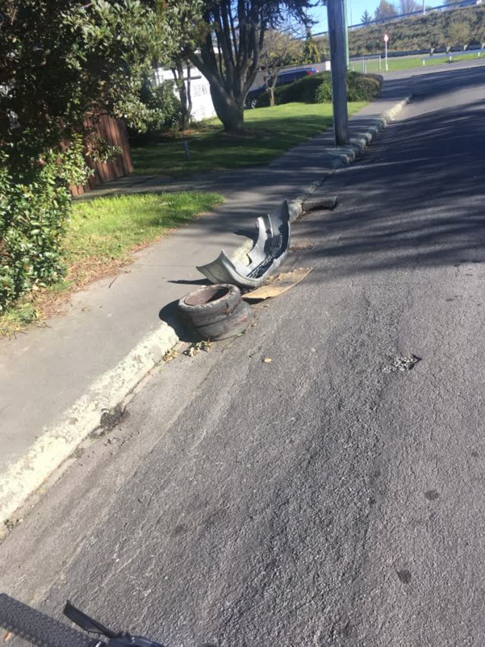 The photograph attached to this rubbish/recycling report