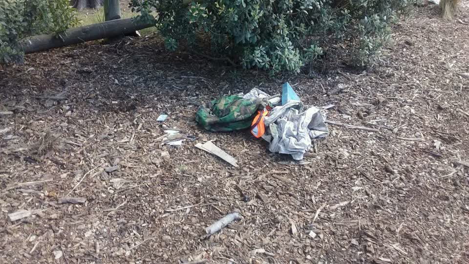 The photograph attached to this rubbish/recycling report
